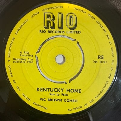 Calvin Dafos, Vic Brown Combo - Someone / Kentucky Home picture 2