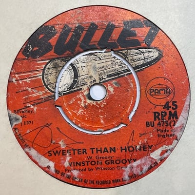 Winston Groovy, Pat Rhoden, Winston Groovy - Samething For Breakfast / Sweeter Than Honey picture 2