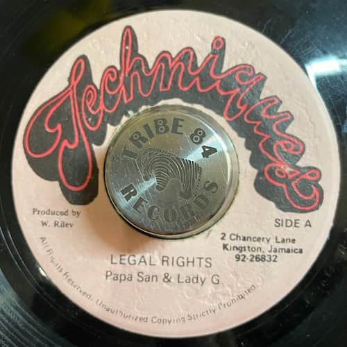 Papa San, Lady G – Legal Rights