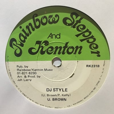 Pat Kelly, U Brown - Carefree Girl/ DJ Style picture 2