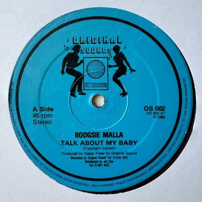 Boogsie - Talk About My Babypicture