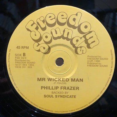 Frankie Jones, The Nazarines, Phillip Fraser - Company / Mr Wicked Man picture 2