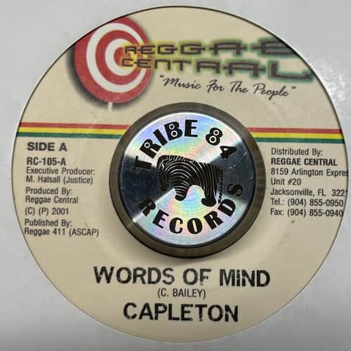 Capleton – Words Of Mind