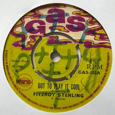 Fitzroy Sterling - Got To Play It Cool / Jezabel picture 2