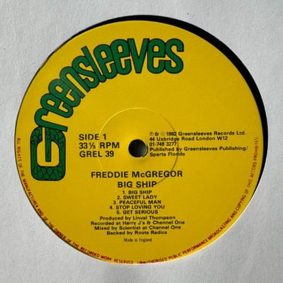 Freddie McGregor - Big Ship picture 3