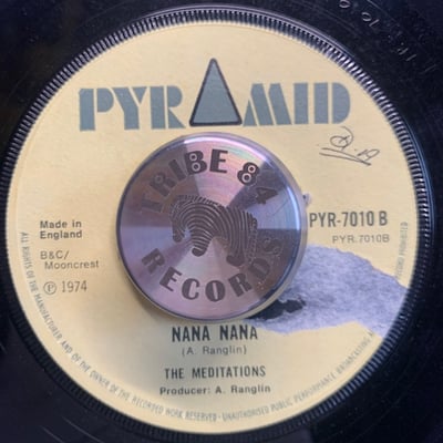 The Meditations - The Great Messiah / Nana Nana picture 2