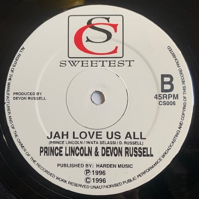 Devon Russell, Prince Lincoln Thompson, Devon Russell - Miracle Of Love / Jah Love Us All picture 2