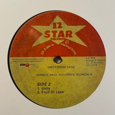 Horace Andy, Errol Scorcher - Unity Showcase picture 3