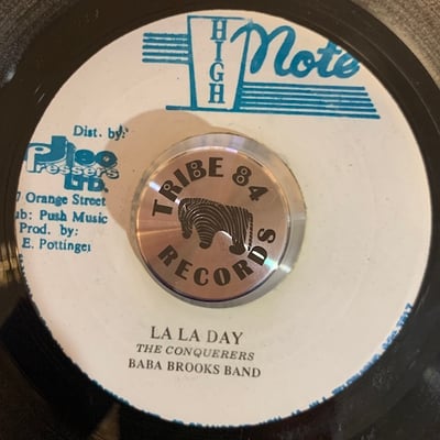 The Conquerors, The Baba Brooks Band - Won't You Come Home / La La Day picture 2