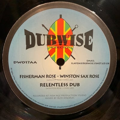 Danny Vibes, Jobe, Winston Rose - Nah Give Up / Fisherman Rose picture 2