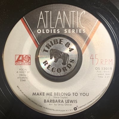 Barbara Lewis - Hello Stranger / Make Me Belong To You picture 2