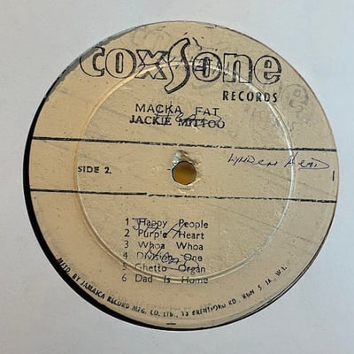 Jackie Mittoo - Macka Fat picture 4