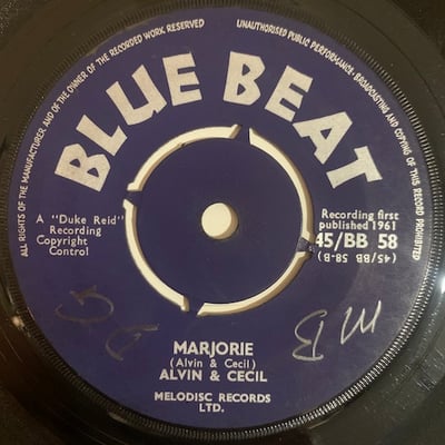 Roland Alphonso, Alvin & Cecil - Blackberry Brandy / Marjorie picture 2