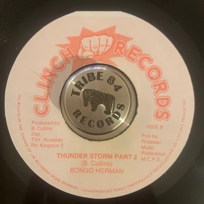 Prince Far I, Bongo Herman - Wisdom / Thunder Storm Pt2 picture 2