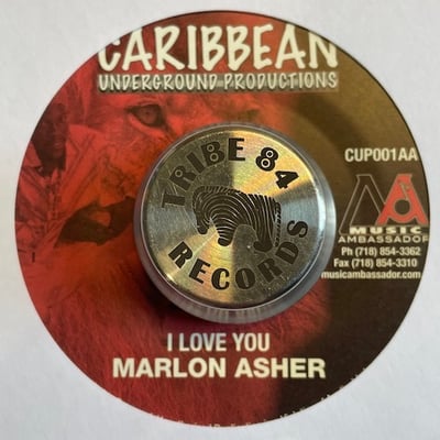 Marlon Asher - Ganja Farmer / I Love You picture 2