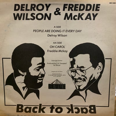 Delroy Wilson, Freddie McKay - People Are Doing It Everyday / Oh Carol picture 2