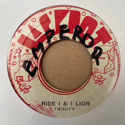 Trinity, Prince Jammy, The Aggrovators - Ride I & I Lion / A Lion Versionpicture