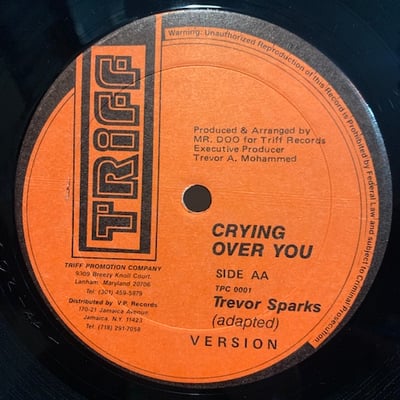 Trevor Sparks - Stormy Weather / Crying Over You picture 2