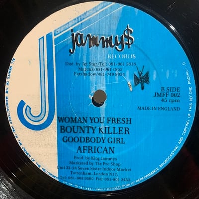 Admiral Bailey, Bounty Killer, African - Butterfly / Woman You Fresh / Goodbody Girl picture 2