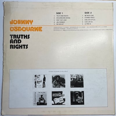 Johnny Osbourne - Truths And Rights picture 2