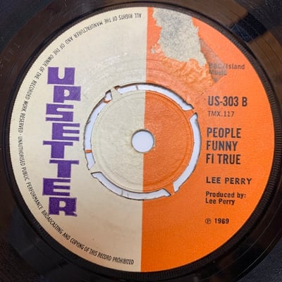 The Upsetters, Lee Perry - Ten To Twelve / People Funny Fi True picture 2