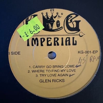 Glen Ricks - Try To Remember EP picture 2