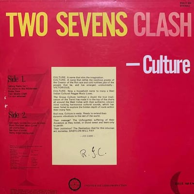 Culture - Two Sevens Clash picture 2
