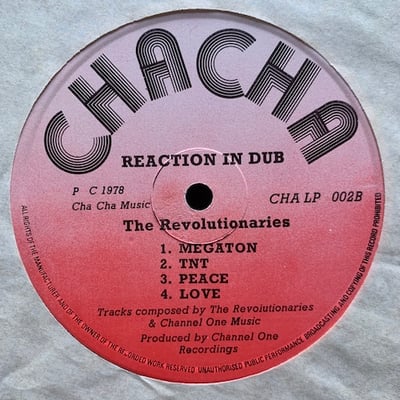 The Revolutionaries - Reaction In Dub picture 3