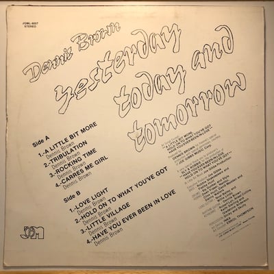 Dennis Brown - Yesterday Today And Tomorrow picture 2