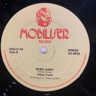 The Mighty Diamonds, The Vibes Tone - Whose Sorry Now / Rebel Baby picture 2