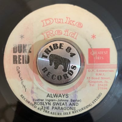 Roslyn Sweet, The Paragons - Black Birds Singing / Always picture 2
