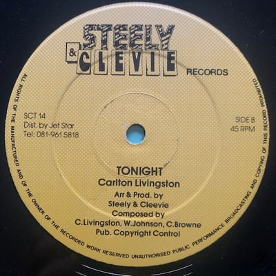 Ninjaman, Carlton Livingston - Donnette / Tonight picture 2