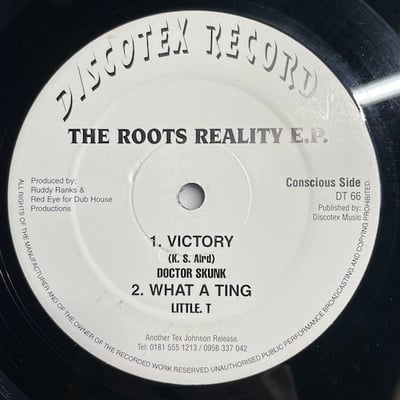 Kenny Knots, Cornel Satin, Doctor Skunk, Little T - The Roots Reality E.P. picture 2
