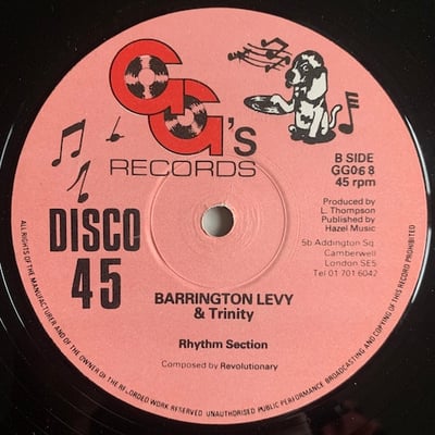 Barrington Levy, Trinity, Linval Thompson - I Need A Girl / Stop Teasing Me picture 2