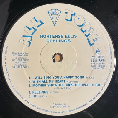 Hortense Ellis - Feelings picture 3