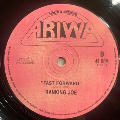 Ranking Joe - It's Over / Fast Forward picture 2