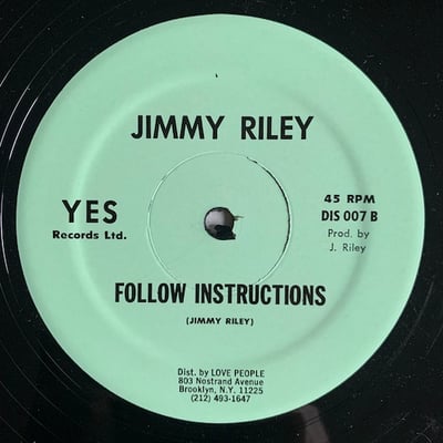 Jimmy Riley - Behave Yourself / Follow Instructions picture 2