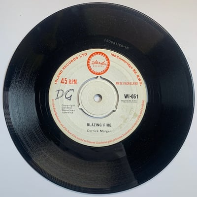 Derrick And Patsy, Derrick Morgan - I'm In A Jam / Blazing Fire picture 4