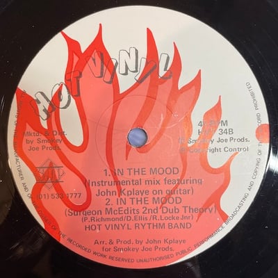 Christine Lewin, Hot Vinyl Rythm Band - In The Mood picture 3