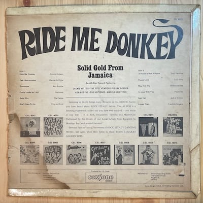 Various - Ride Me Donkey picture 2