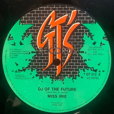 Miss Irie - DJ Of The Futurepicture