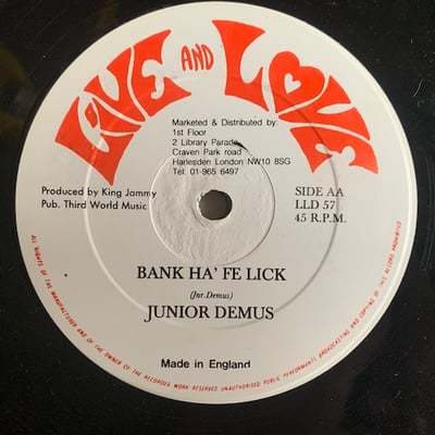 Gregory Isaacs, Junior Demus - You Can Have The Bits / Bank Ha Fe Lick picture 2