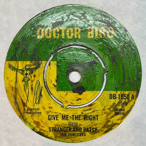 Stranger & Patsy, The Fugitives – Give Me The Right / Tonight