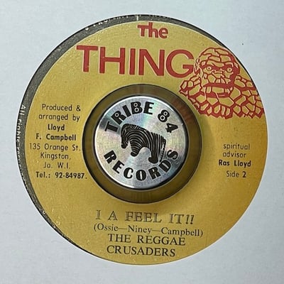 Junior Byles, The Reggae Crusaders - Can You Feel It / I A Feel It picture 2