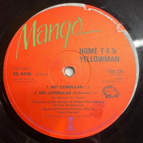 Home T, Yellowman – Mr. Consular
