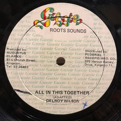 Delroy Wilson - All In This Together / Because I Am Black picture 2