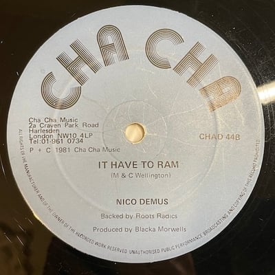 Nicodemus - Gunman Connection / It Have To Ram picture 2