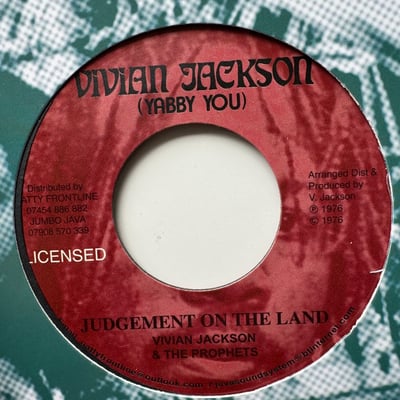 Vivian Jackson, The Prophets - Judgement On The Landpicture