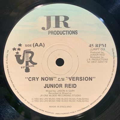 Junior Reid - Bouncer / Cry Now picture 2