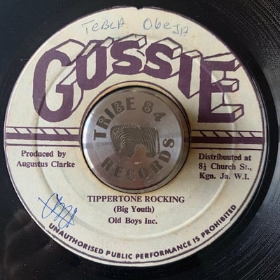Big Youth, Old Boys Inc. - Tippertone Rockingpicture